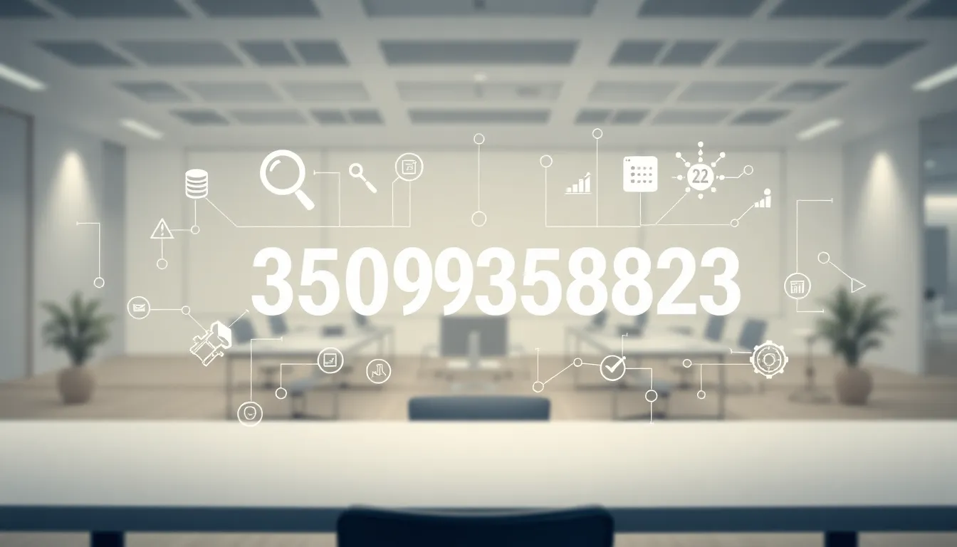 Infographic showcasing the significance of the number 3509353823.